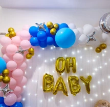 decorations Oh Baby Pink and Blue Baby Shower Decor