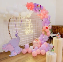 decorations Cute Oh Baby Shower Ring Decoration