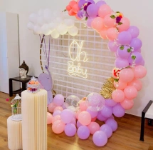 decorations Cute Oh Baby Shower Ring Decoration