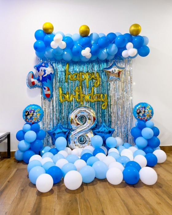 birthday Sonic Birthday Theme Decoration