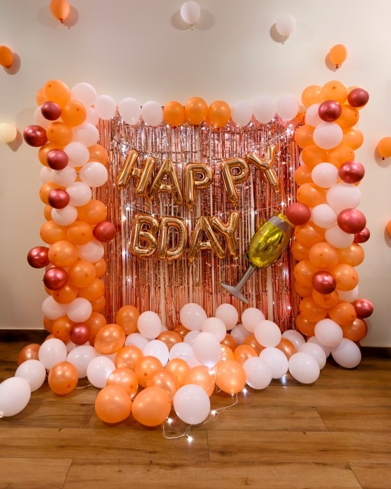 birthday Rosegold Glam Birthday Decoration