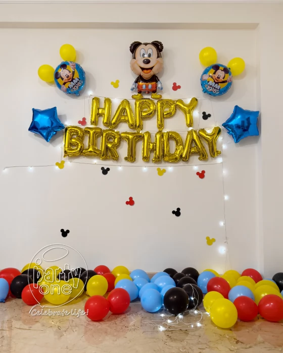 birthday Mickey Mouse Birthday Theme Decoration