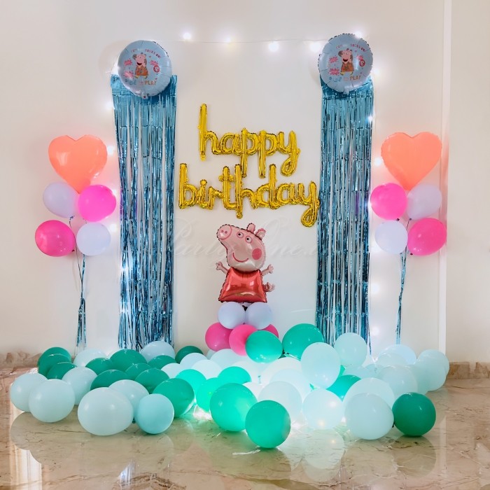 birthday Peppa Pig Birthday Theme Decoration