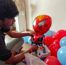 birthday Simple Spiderman Theme Decoration