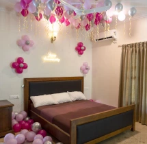 decorations Pink Anniversary Room Decoration