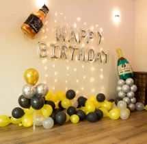 birthday Champagne Birthday Party Decoration