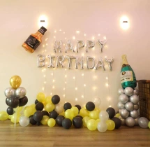 birthday Champagne Birthday Party Decoration