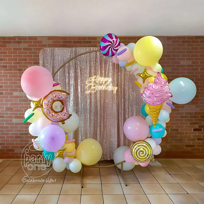 birthday Sweet Candy Land Theme Decoration