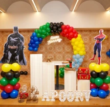 birthday Spectacle Super Hero Birthday Ring Decor