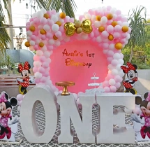 birthday Blissful Minnie 1st Birthday Decor