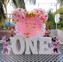 birthday Blissful Minnie 1st Birthday Decor