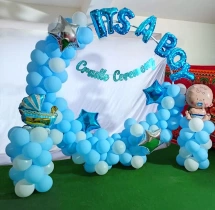 decorations Its a Boy Cradle Ceremony Balloon Decor