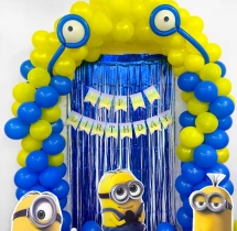 birthday Cute Minion Theme Wall Decoration