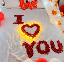 decorations I Love U Canopy Bed Room Decoration