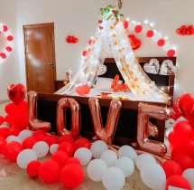 decorations I Love U Canopy Bed Room Decoration