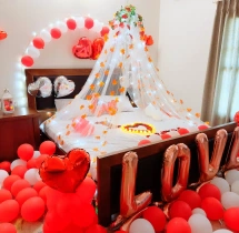 decorations I Love U Canopy Bed Room Decoration