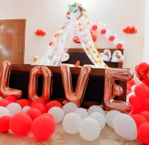 decorations I Love U Canopy Bed Room Decoration