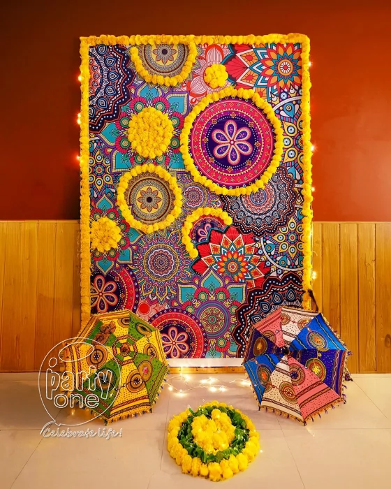 festival decorations Floral Mandal Wall Diwali Decor