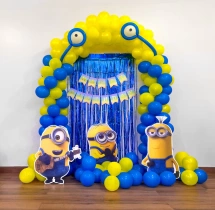 birthday Cute Minion Theme Wall Decoration