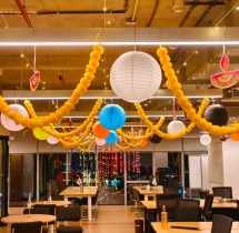 festival decorations Tassle and Lantern Diwali Office Decor