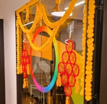 festival decorations Tassle and Lantern Diwali Office Decor