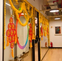 festival decorations Tassle and Lantern Diwali Office Decor