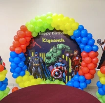 birthday Avengers Theme Ring Balloon Decor