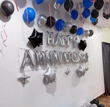 decorations Absolute Happy Anniversary Balloon Decoration