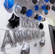 decorations Absolute Happy Anniversary Balloon Decoration