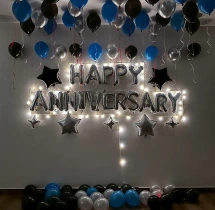 decorations Absolute Happy Anniversary Balloon Decoration