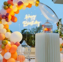 birthday Amazing Birthday Neon Light Ring Decoration