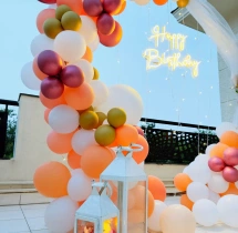 birthday Amazing Birthday Neon Light Ring Decoration