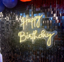 birthday Happy Birthday Black Sequin Theme Decoration