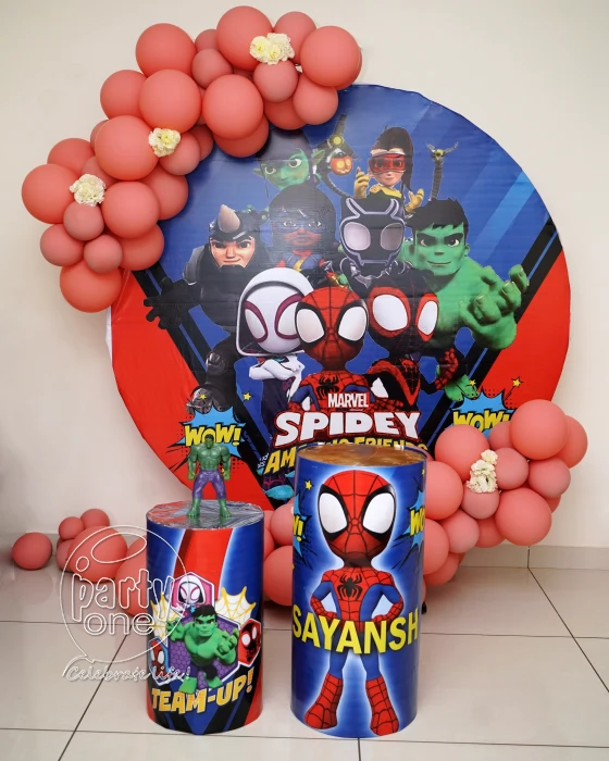 birthday Spidey and His Amazing Friends Theme Decor