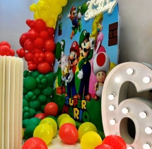 birthday Super Mario Adventure Royale Theme Decor