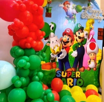 birthday Super Mario Adventure Royale Theme Decor