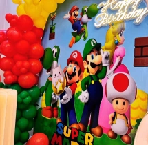 birthday Super Mario Adventure Royale Theme Decor