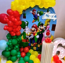 birthday Super Mario Adventure Royale Theme Decor