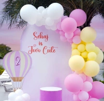 birthday Half Arch Lovely Balloon Decor