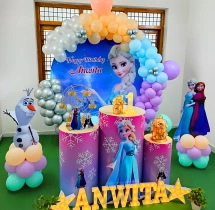 birthday Delightful Frozen Theme Ring Decor