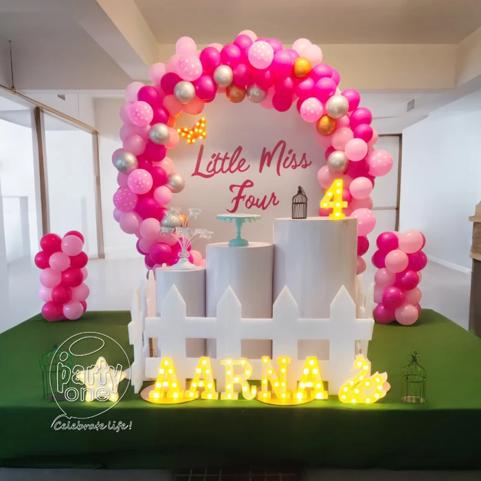 birthday Little Miss Baby Girl Decor