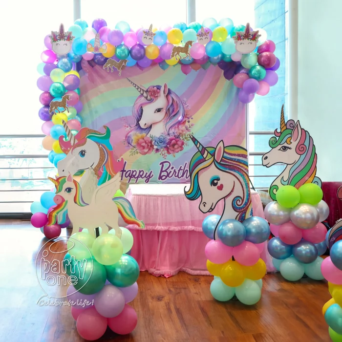 birthday Kids Unicorn Theme Birthday Decor