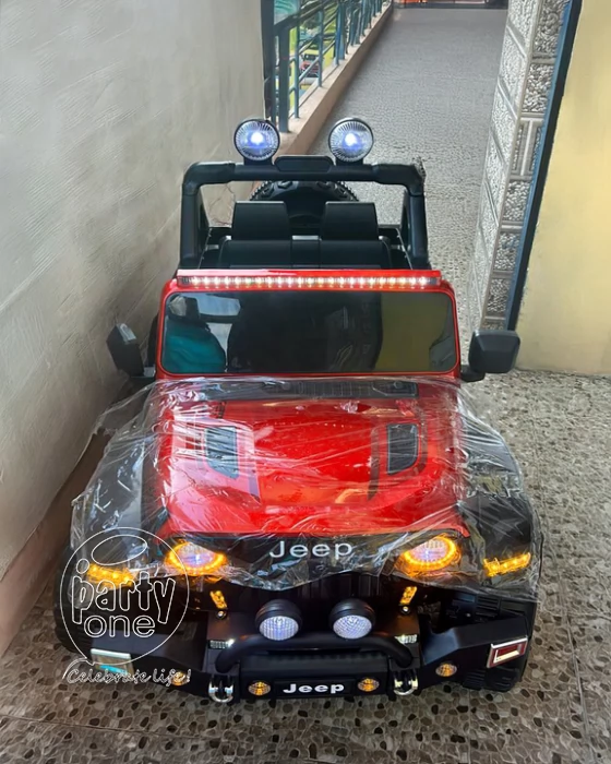 birthday Jeep Car Entry for Kids Birthday