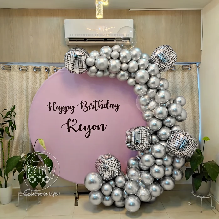 birthday Foil Balloon Ring Decor