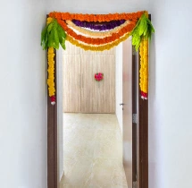 house warming services 1BHK House Warming Flower Decoration