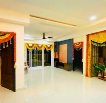 house warming services Traditional 2BHK Door Flower Decoration​