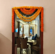 house warming services 3BHK Griha Pravesh Marigold Flower Decoration