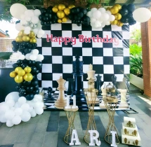 birthday Chess Theme Birthday Backdrop Decor