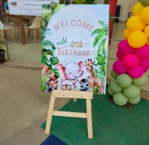 birthday Colourful Jungle Theme Birthday Decoration