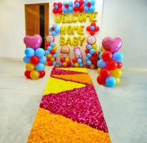 decorations Welcome Baby Girl Flower Pathway Decoration